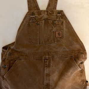 Carhartt non-insulated overalls. 42x32